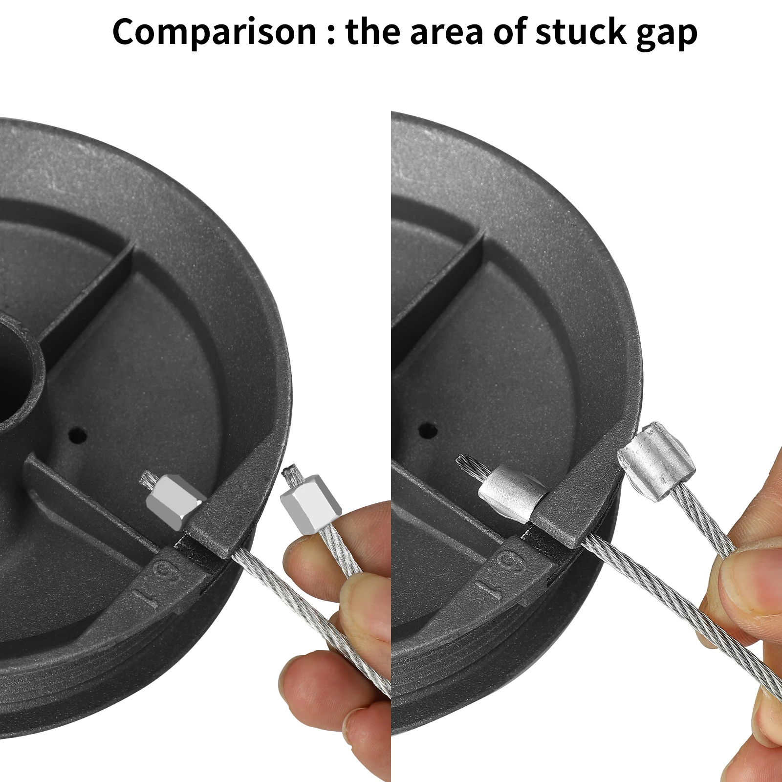 Garage Door Lift Cable 3mm Torsion Spring Lifting Wire Rope Steel Heavy Duty Hardware Accessories Parts Upgrade Replacement Kit