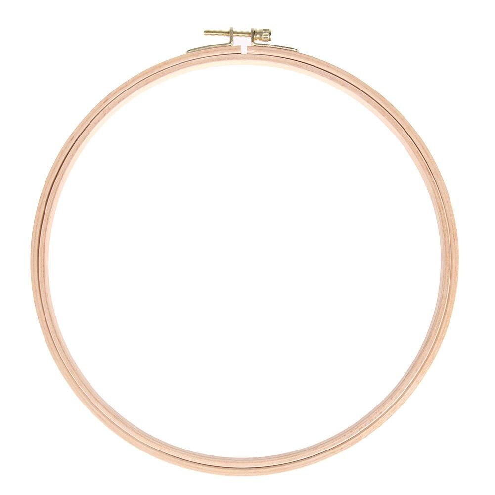 7.5 -28 cm bok gör-det-själv trä korsstygn ram handarbete båge ring hand broderi maskin verktyg sömnad handgjorda trä hantverk: 28cm