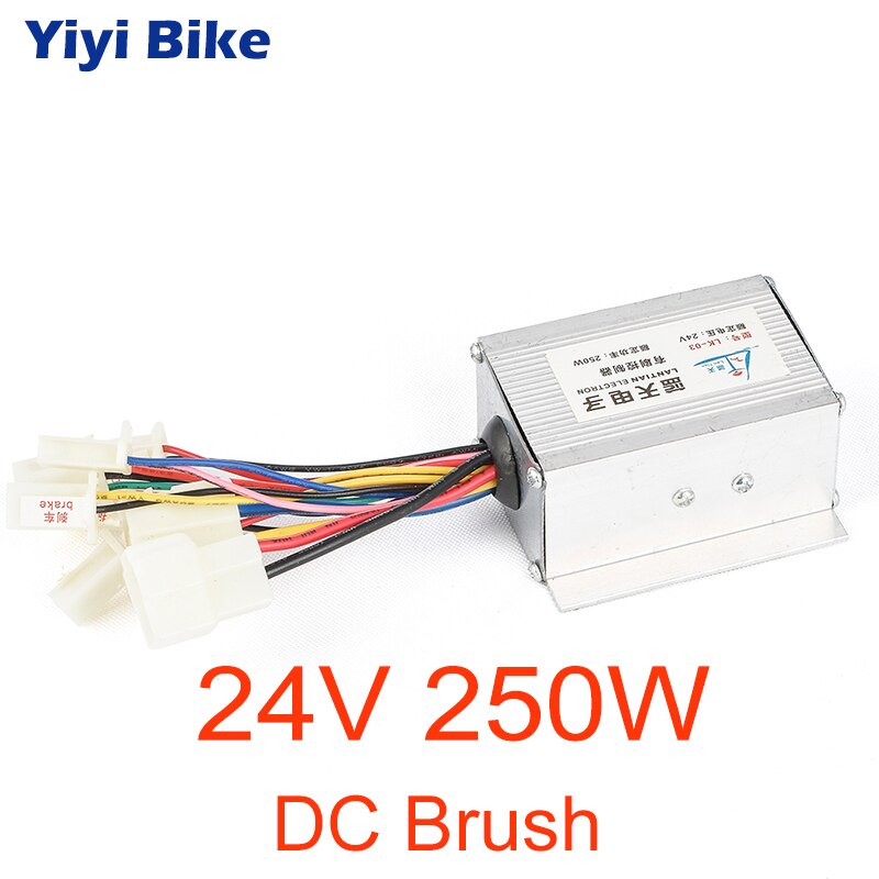 Borstel Controller 250 W DC 24 V Brushed Motor Speed Controllers Elektrische Scooter Fiets E fiets Elektrische Fiets Accessoires LK-03