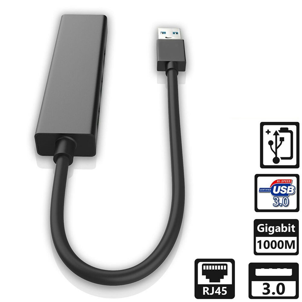 Usb ethernet adapter usb 3.0 to rj45 3.0 hub til laptop xiaomi mi box s /3 ethernet adapter netværkskort usb lan