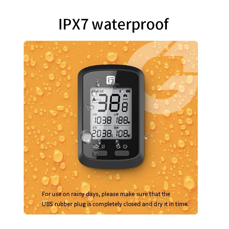 XOSS G+ Bike Computer wireless Bluetooth ANT+ GPS Cycling Computer For speed measurement navigation and data sharing LCD display