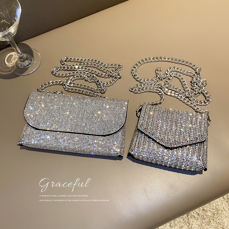 Jiomay strass-abendtasche, luxushandtasche für damen, 2022 pu ledergeldbörsen, sommer-mädchen-ketten-Kupplung-schultertaschen