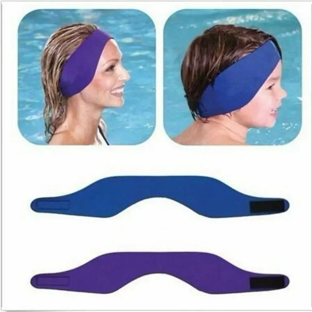 Bandeau de protection des oreilles étanche pour enfants et adultes, bande de sauna de natation, bande de cheveux de plongée, sports nautiques, accessoires de piscine