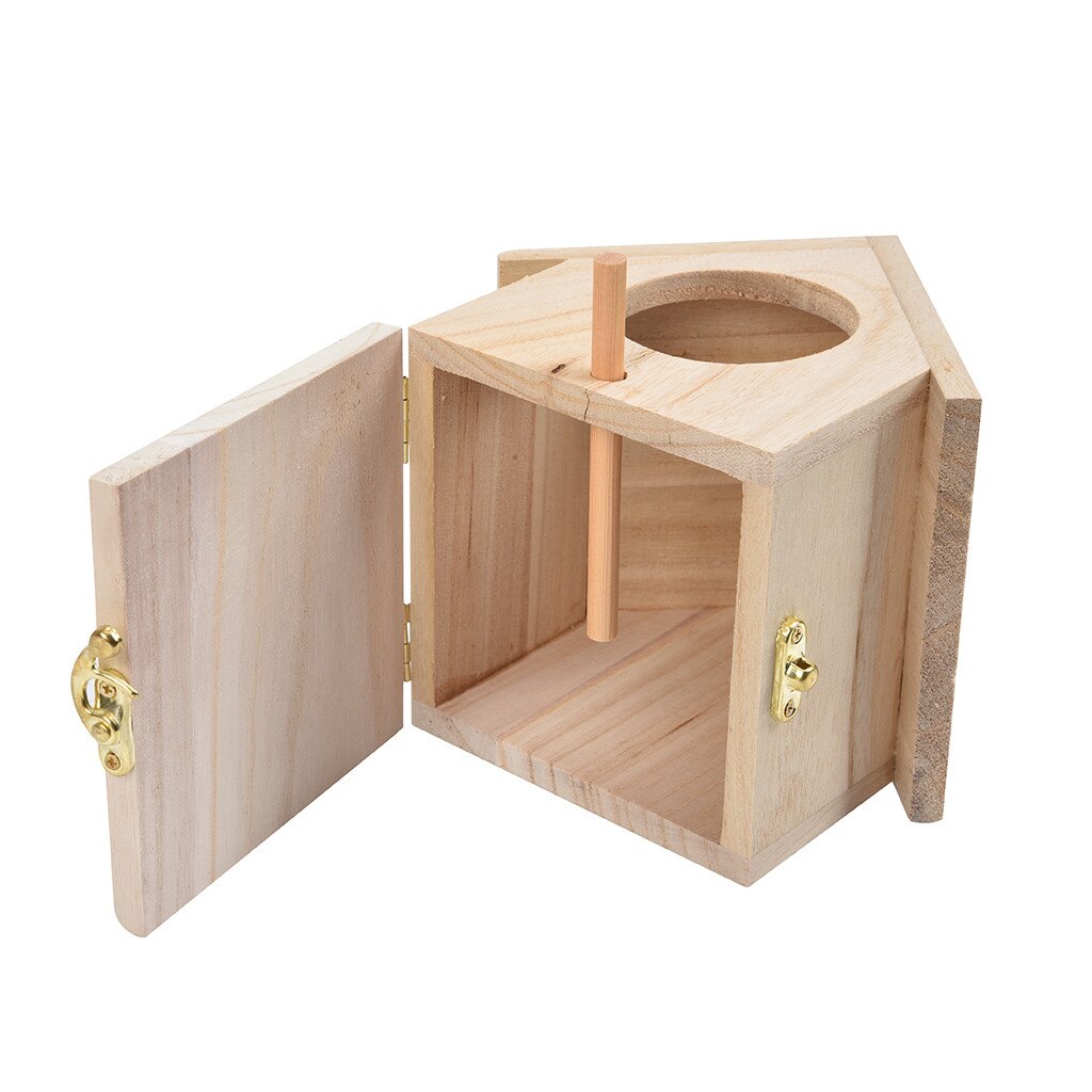 Pet Parrot Cage Parrot House Nesting For Small Pet Parakeets Sparrows Wooden Ventilation Birds Nest Bird Houses #YJ