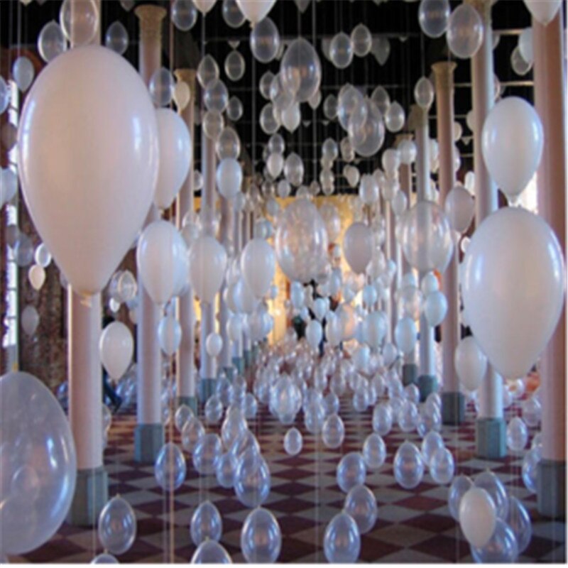 Fødselsdagsfest baby shower dekoration balloner gennemsigtig latex jubilæum