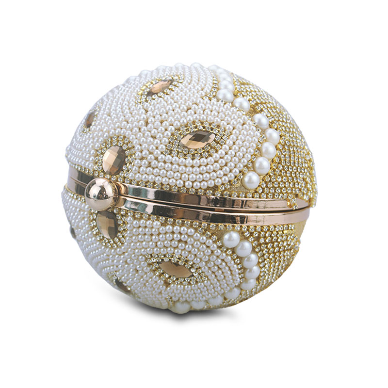 Gouden Diamant Kwastje Vrouwen Party Metalen Kristal Koppelingen Avondtassen Huwelijk Bruids Zak Schouder Handtas Polsbandjes Clutch Purse