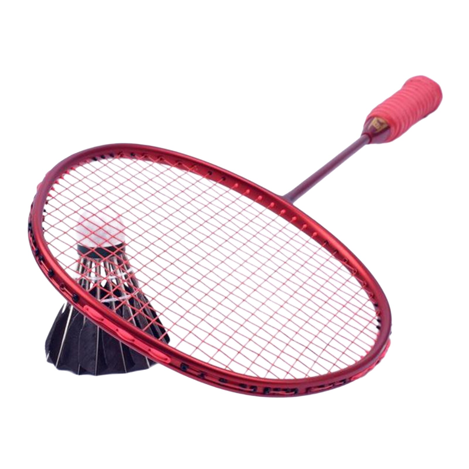 Badminton Racquet Ultralight Carbon Fiber Racket Black