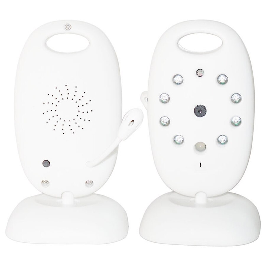 Vb601 2.4 ghz video babymonitorer trådløs 2.0 tommer lcd -skærm 2 -vejs tale ir nattesyn temperatur sikkerhedskamera 8 vuggeviser