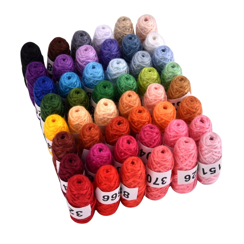 48 Color Sewing Thread and Quilting Tools Multifunctional Sewing Supplies Kit for Machine Hand Stitching Embroidery Threads Box