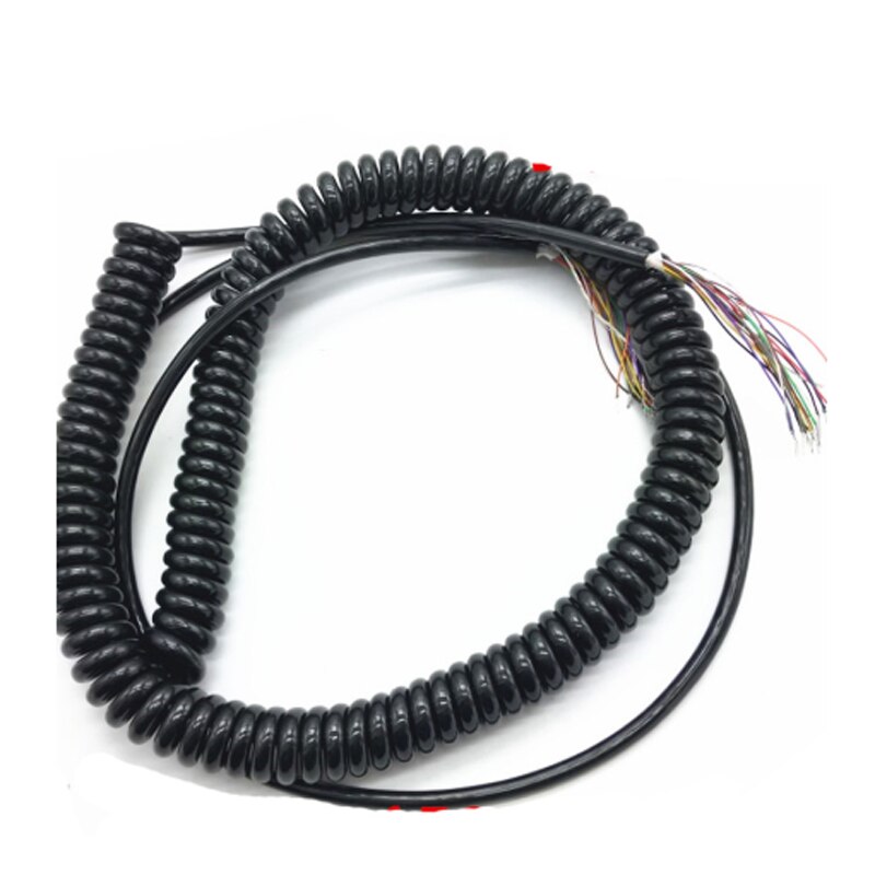 7 12 14 15 17 19 21 noyaux câble spiralé à ressort câble enroulé pour CNC codeur portatif générateur d'impulsions manuel MPG
