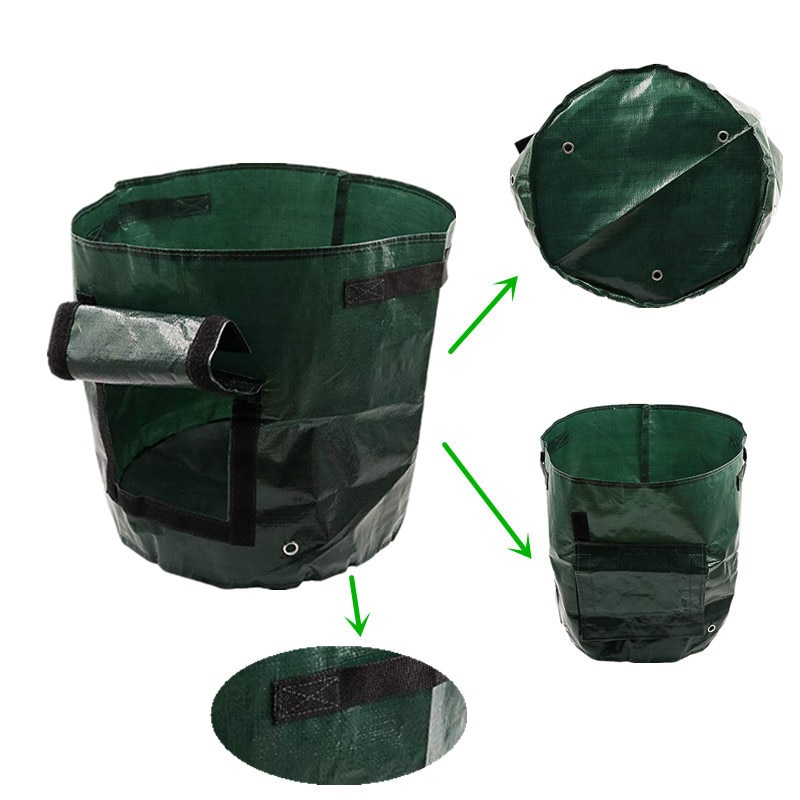 Kartoffeldyrkning container pose gør-det-selv planter pe klud plantning grøntsagshave tykke grøntsags potte plantning vokse taske haveværktøj