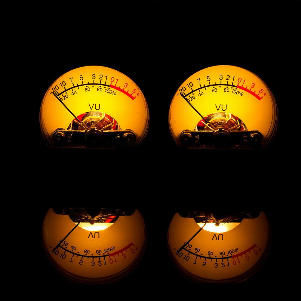 High-precision Panel VU Meter Power Amplifiers Audio DB Level Header with Backlight TR-35