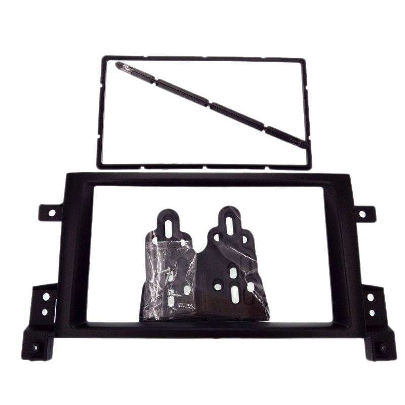 2Din Car Radio Stereo Fascia Dash Frame Trim Kit for Suzuki Grand Vitara 2005+