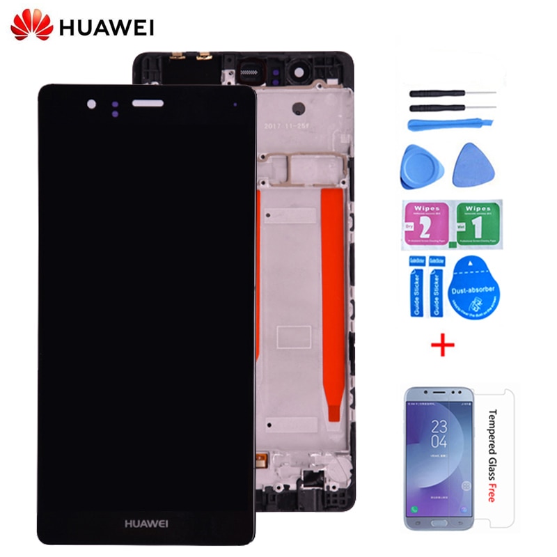 Original 5.2'' For Huawei P9 EVA-L09 L19 L29 LCD Display With Touch Screen Digitizer Assembly with frame