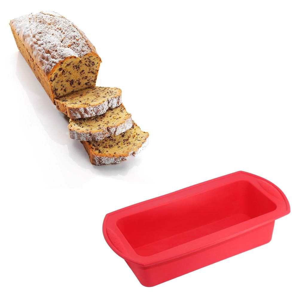 Stor rektangel silikone kageform gør-det-selv bagværk fondant muffin chokolade forme cupcake forme kage værktøj bageform