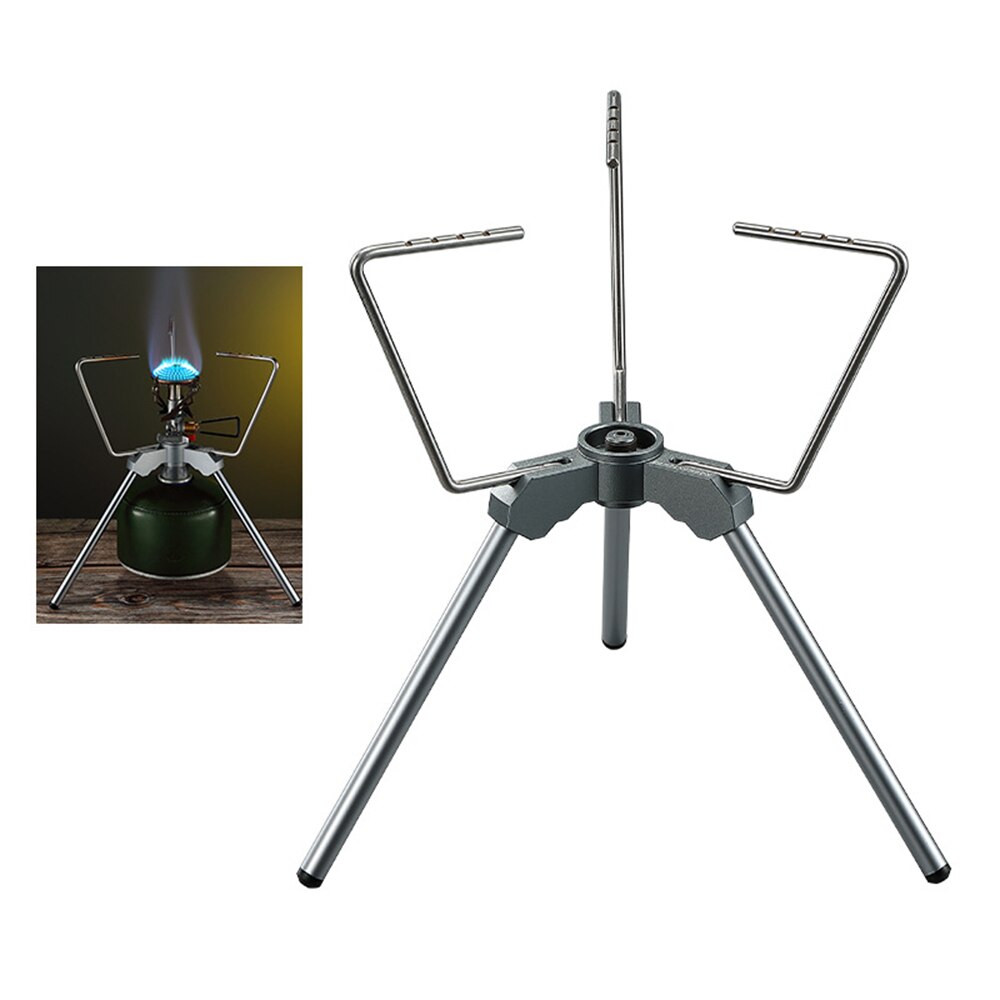 Portable Stove Rack Camping Stove Stand Bracket Holder Stove Support for Backpacking Camping Fishing Barbecue Garden Picnic: Set 4  Z02