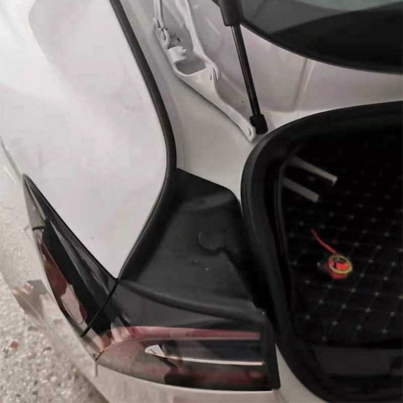 Top8Pcs for Tesla Model 3 Car Door Open Exit Sticker Luminous Button Sticker Kit & 10x Door Seal Kit Soundproof Strip Weather