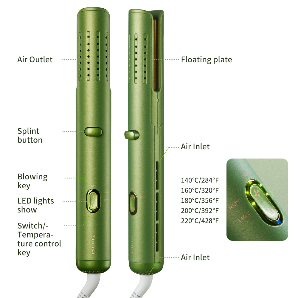 Zhibai Airwrap Haar Krultang Professionele Krultang 2 In 1 Haar Krulspelden Voor Vrouwen Luchtstroom Haar Styler Playstation Haar Krullen