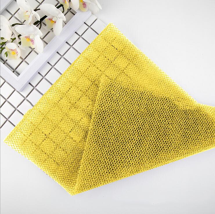 1Stck Afrikanischen Netz Schwamm, 30x80cm Afrikanische Peeling Körper Netto Schrubben Waschen Netz Waschlappen Lange bat Schwamm Netto Dusche: Gelb