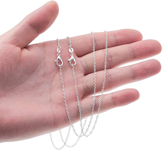 30 Uds. Collar de cadenas de plata esterlina 925 para mujeres y hombres, conjunto de joyería, accesorios de boda de de lujo para a la ,