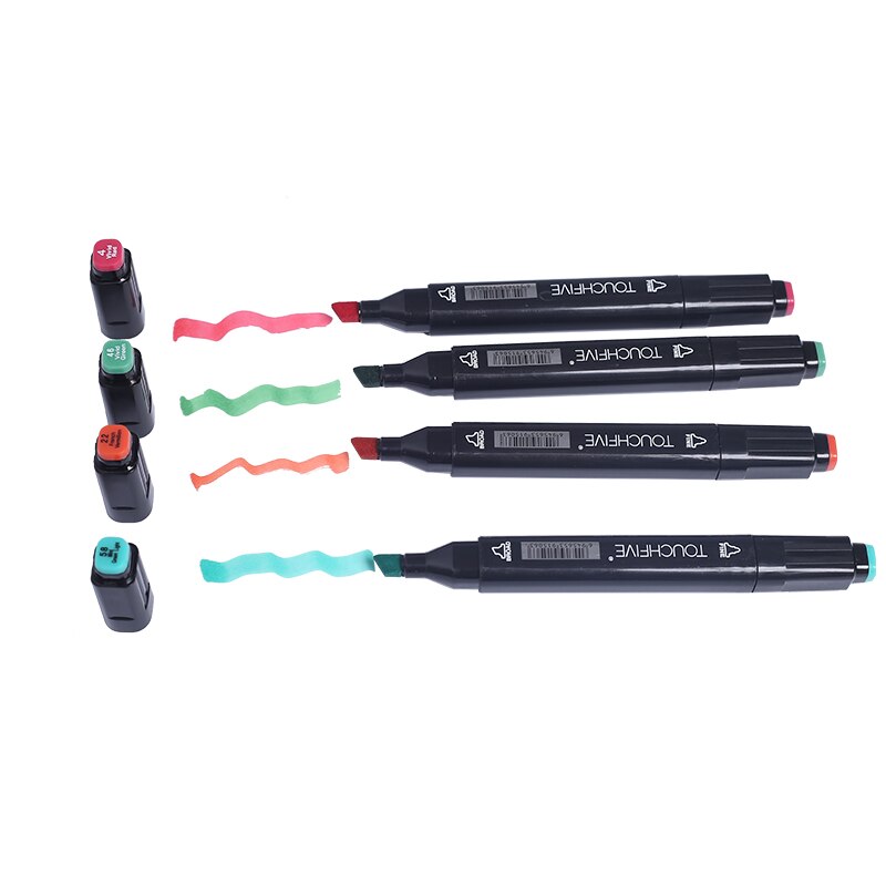 TouchFIVE 168 Colors Alcoholic Dual Headed Manga Painting Markers Sets Sketch Set Liners For Drawing Marker Art Supplies