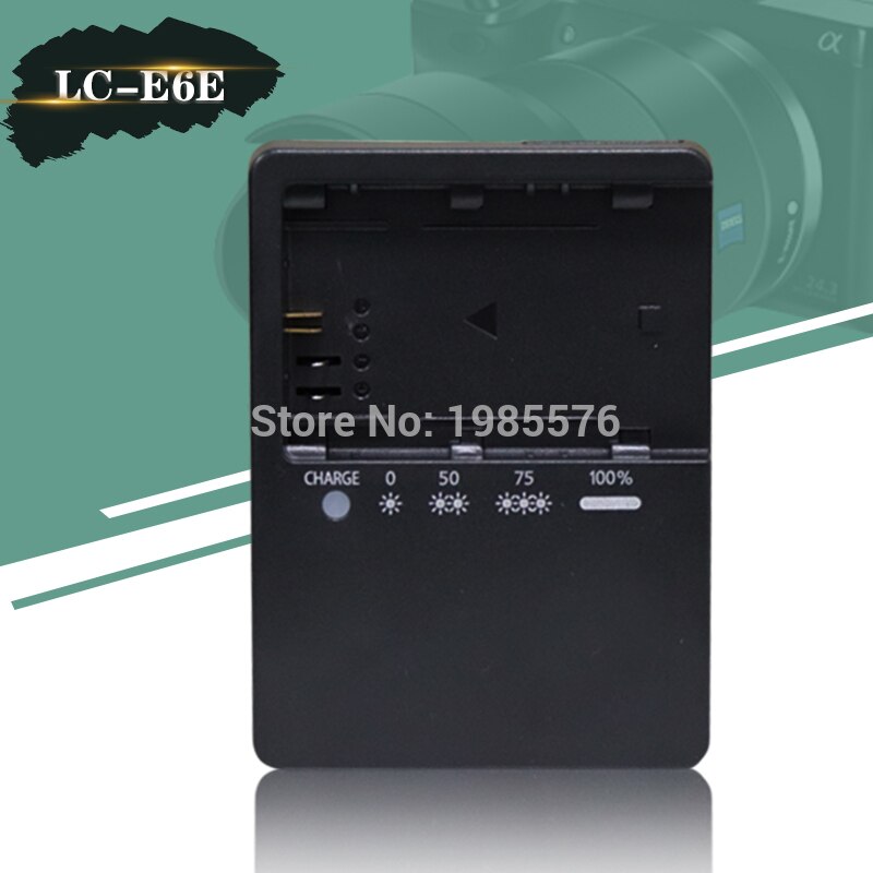 Batería de LP-E6 E6 LP E6 LPE6, baterías para Canon EOS Original 5D Mark II III Mark2 mark3 5D2 5D3 6D 60D 60Da 7D 70D: LC-E6E charger