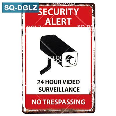 [SQ-DGLZ] Sicherheit Metall Zeichen Bar Zauberstab Dekor Zinn Zeichen Jahrgang Wohnkultur Malerei Plaketten Nein Parken Kunst Tafel Poster: 2135