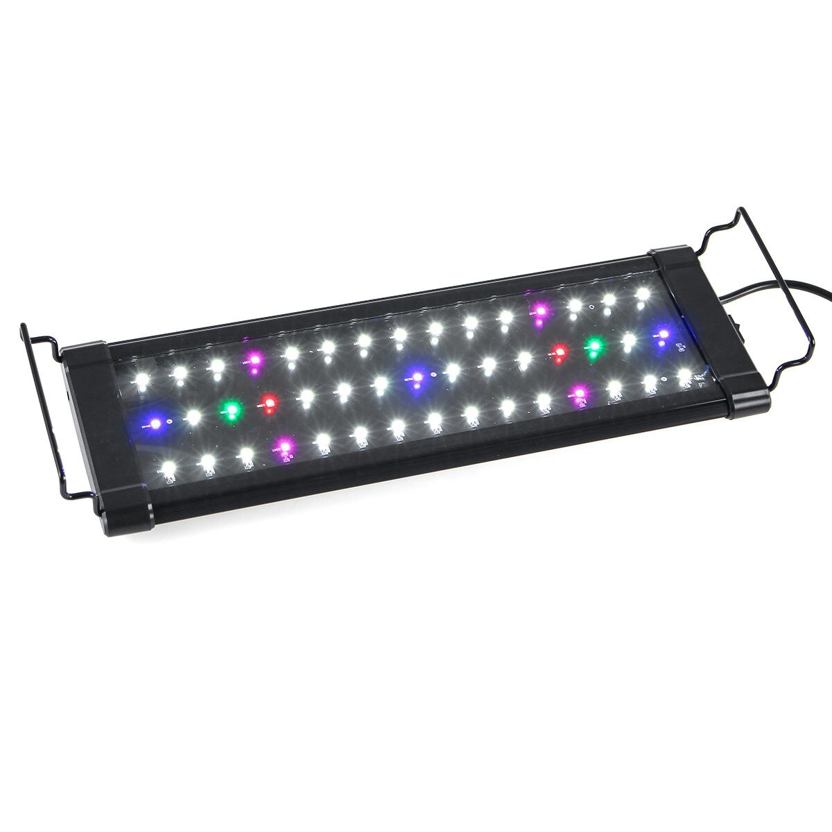 LED Aquarium Light Multi-Color Full Spectrum 30-40cm Super Slim Fish Tank Aquatic Plant Marine Grow Lighting Lamp EU Plug