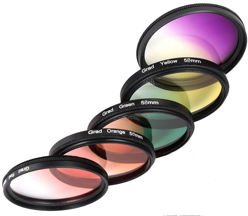 Filterkit uv cpl nd fld kleurverloopster & zonnekapdop voor nikon 18-140 18-135 18-105 18-70 lens  d7500 d7200 d5600 d5500