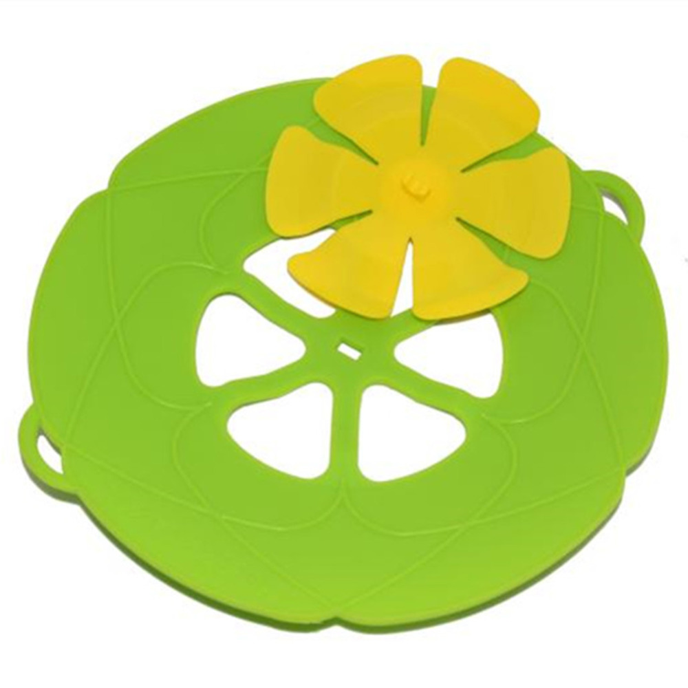 Cooking Pot Lids Utensil Anti-overflow silicone pot cover medium green & red lid silicone cover pot lid Kitchen Gadgets