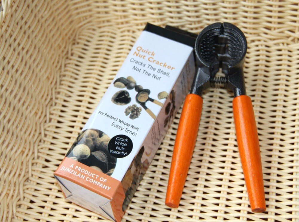 1PC Stainless Steel Quick Funnel Shaped Nut walnuts Cracker Sheller Nut Opener Clip LB 263