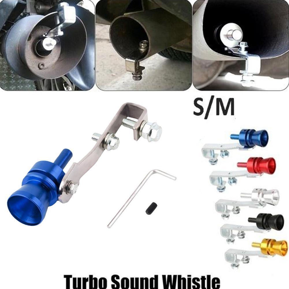 Silbato de sonido Turbo Universal para coche, simulador de tubo de sonido, silenciador de escape automático, accesorios de dispositivo de reajuste de vehículo, silbato Turbo
