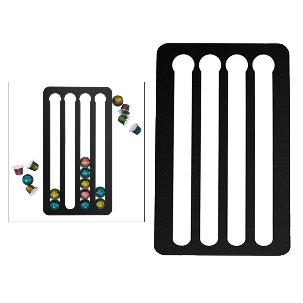 Modern Rotary Coffee Pods Holder Coffee Pods Capsule Storage Shelves Tray