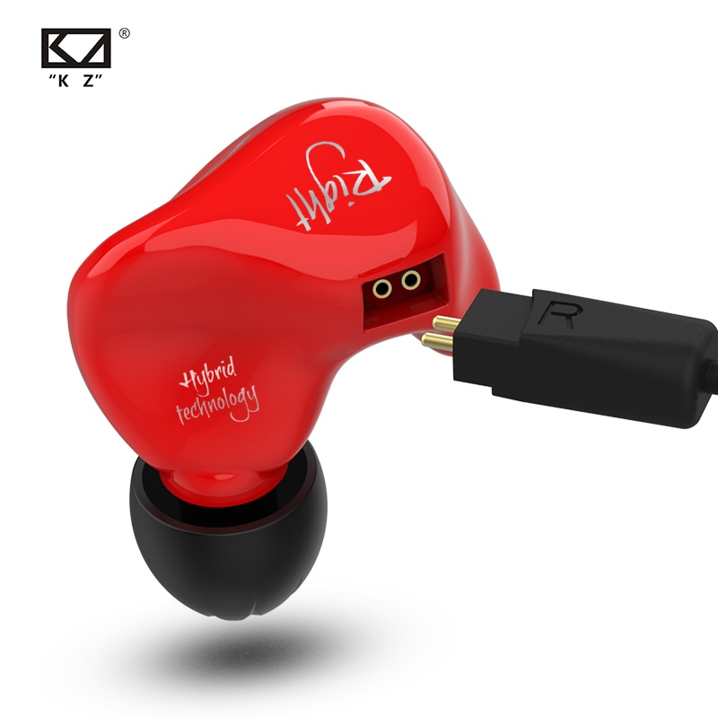 KZ ZS4 Oortelefoon 1DD + 1BA Hybride technologie HIFI Stereo Headset In Ear Monitor Sport Hoofdtelefoon Noise Cancelling Gaming Oordopjes