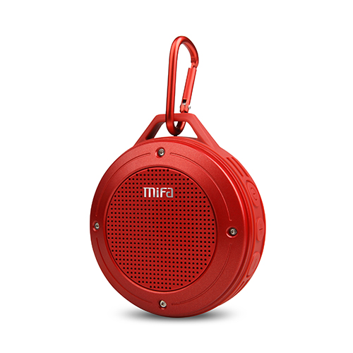 MIFA F10 Wirless Bluetooth Luidspreker Ingebouwde microfoon Bluetooth 4.0 Stereo Water-proof Outdoor Speaker Met Bass: F10-red