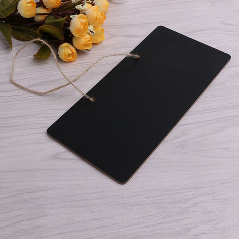 Hanging Blackboard Chalkboard Message Memo Chalk Board Home Party Wedding Decor