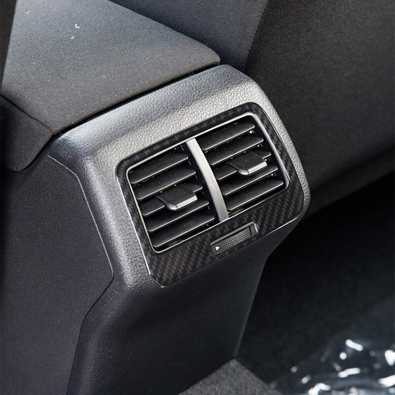 For Vw Golf 7 Gti Mk7 Decal Accessories Car Styling Interior Rear Air Condition Vent Cover Trim Carbon Fiber Sticker
