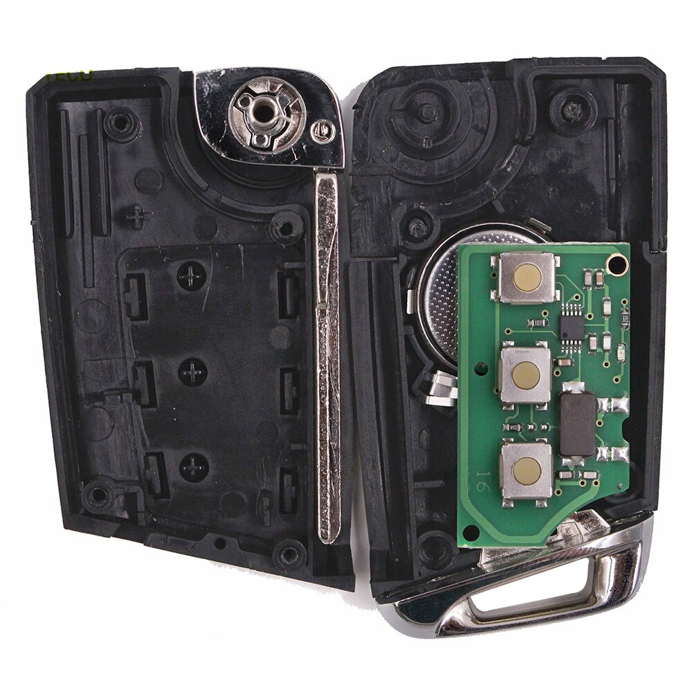 Keyecu 1J0 959 753 ach DJ DA P, 1KO 959 753 G N 3 przyciski nowy golf 7 stylowy klucz zdalny robić volkswagena robić Skoda robić siedzenia