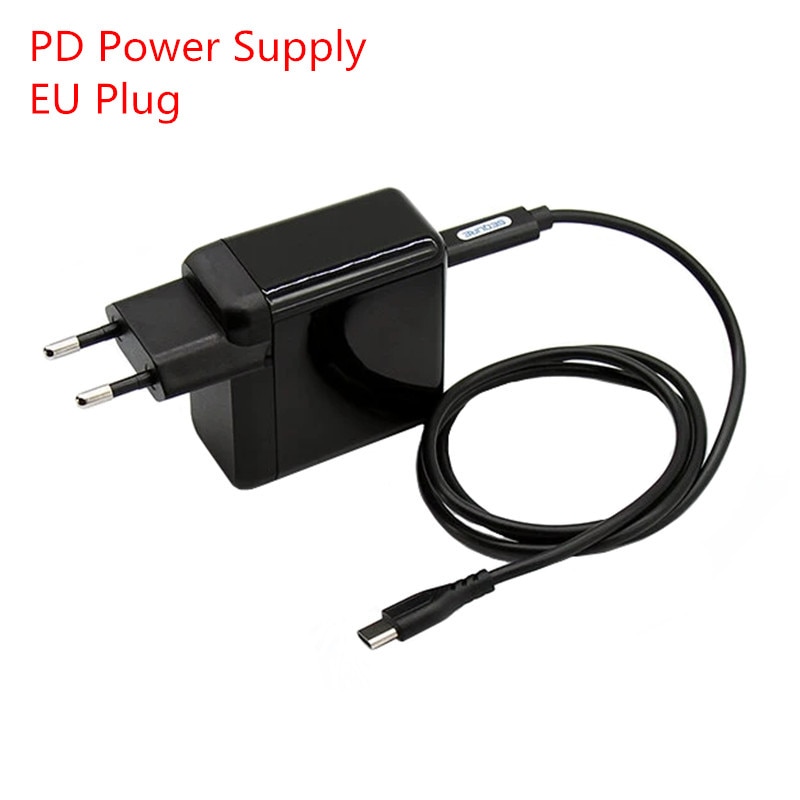 SQ-D60 60W 100-400 ℃ TYPE-C ajustable MINI soldador eléctrico soldadura Digital inteligente fuente de alimentación de herramientas de soldadura PD: EU Power Supply