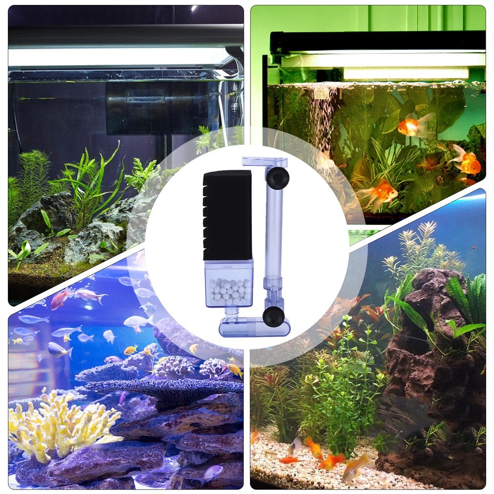 Multifunctional Reusable Fish Tank Supplies Air Purifier Water Filter Water Tank Supplies Water Tank Filter