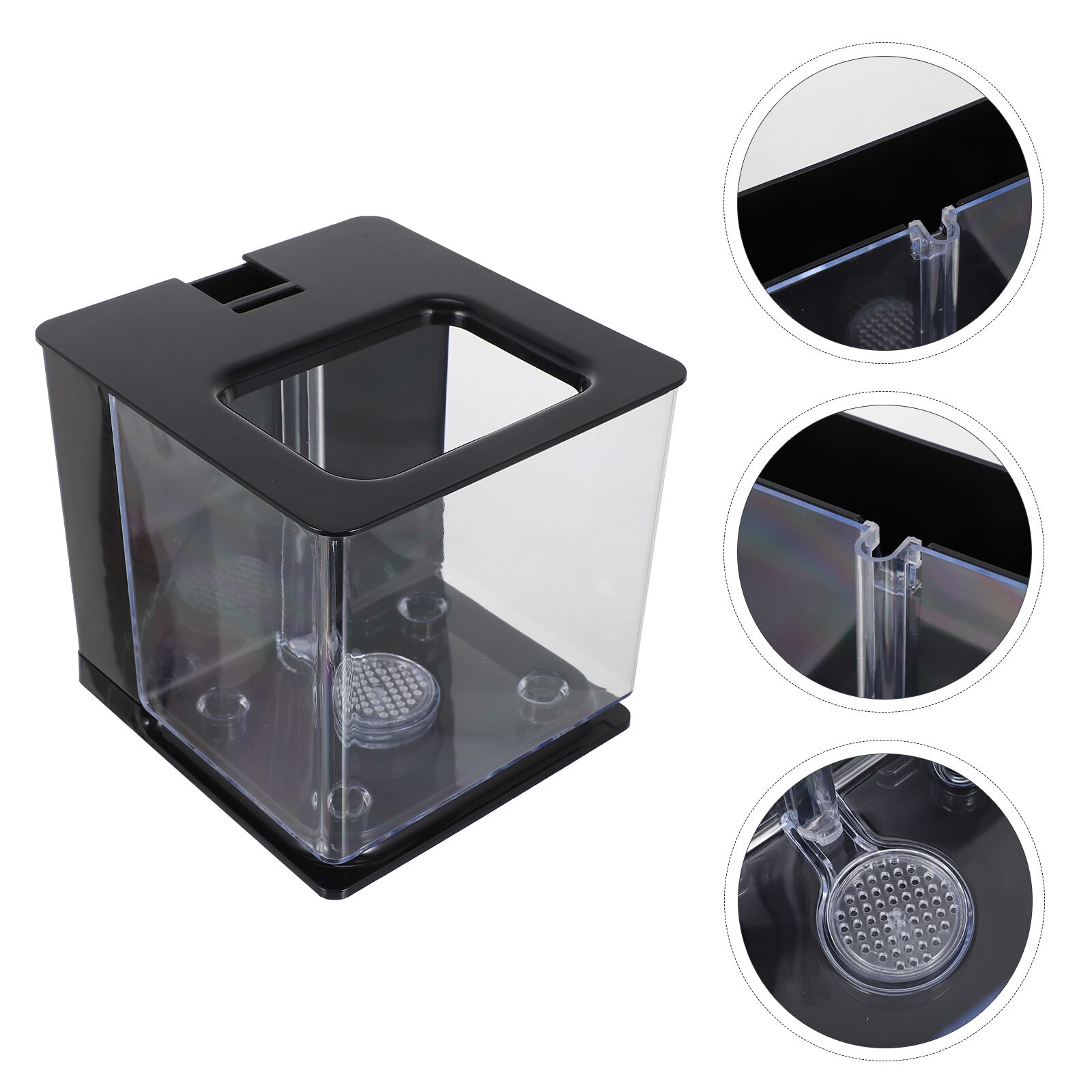 Small Fish Tank Transparent Fish Tank Fish Rearing Container Acrylic Fish Tank