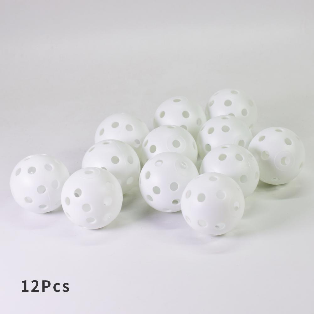 Golf Balls (Pack of 12) Limited True Flight Hitting Impact Golf Balls, Dent Resistant and Long Lasting, Stronger Alternative to: 12Pcs White