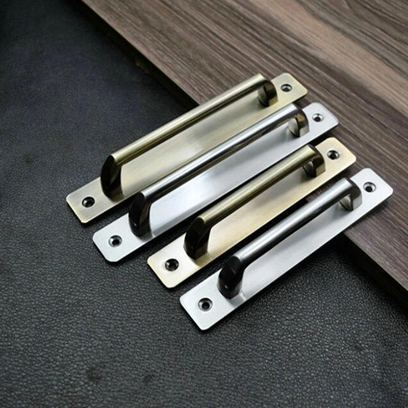 Stainless Steel Door Handles Cupboard Door Knob Silver Drawer Pulls Kitchen Cabinet Knobs And Handles For Furniture Closet Parts