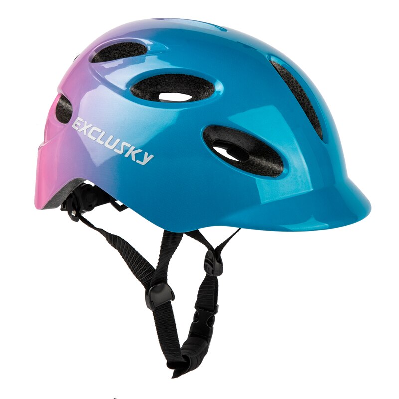 Exclusky LED Bike Helmets For Scooter Cycling Skateboard Urban Bicycle Caps With Light Size M And L Fast: MULTI / M 54-58cm