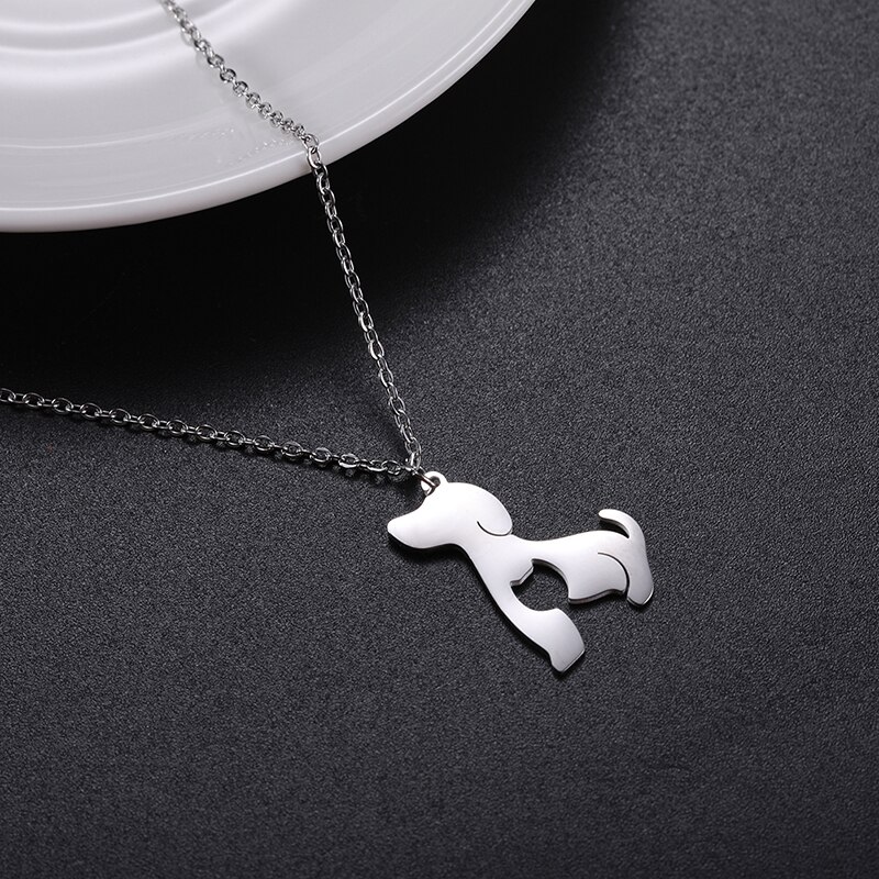 Cazador Hond Kat Huisdier Hangend Leuke Ketting Goud Kleur Rvs Ketting Kettingen Voor Vrouwen Sieraden Verkoop 2022