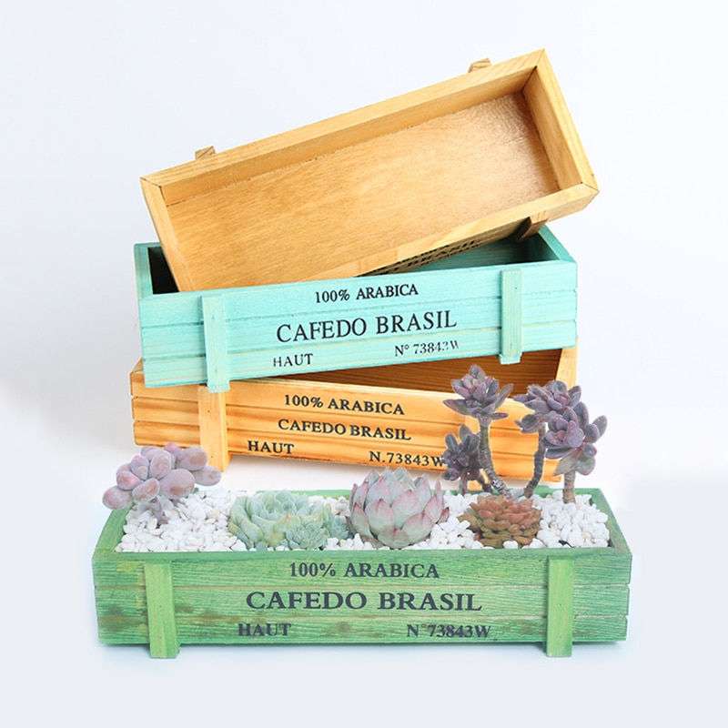 Eurooppalainen luonto puinen kukkaruukku keiju sekalaiset säilytys käsityöt mehevä kukkaruukku istutusteline koti puutarha sisustus