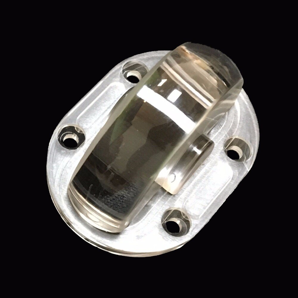 LED Lens 55.1X40X31.12mm with Waterproof ring 5X180 degree Window lamp lens