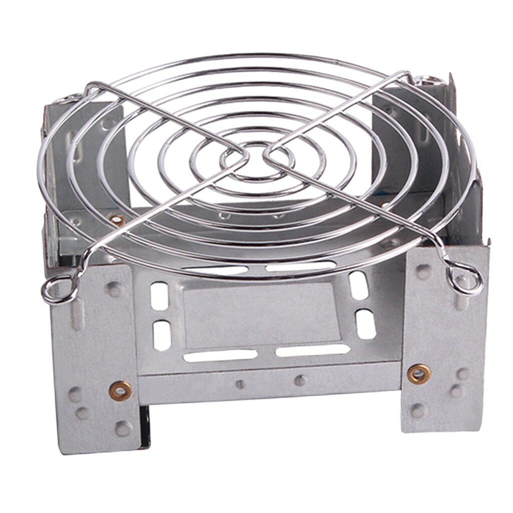 Stainless Steel Camping Cooking Spirit Alcohol Stove Burner Portable Alcohol Stove Heater Camping Equipment Gear with Stand Rack
