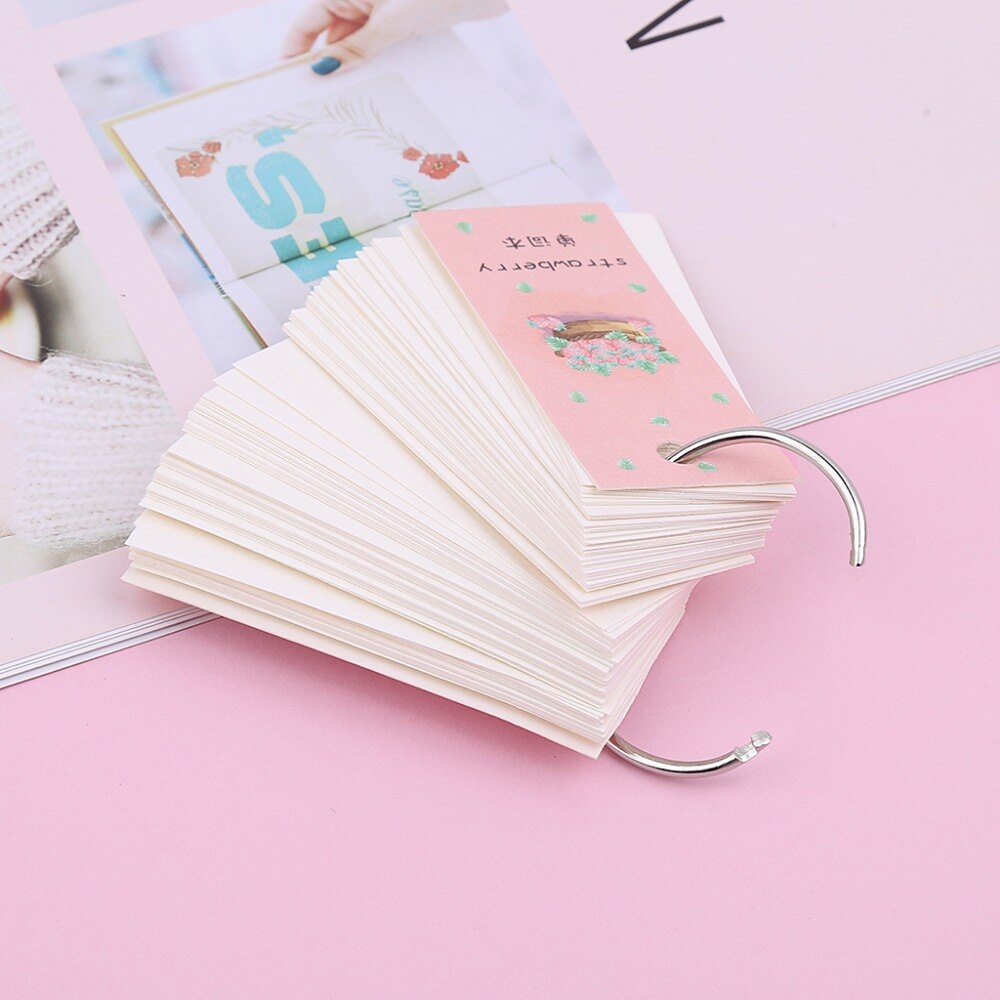 110 Sheets Lovely Mini Notebook School Supply Vocabulary Writing Reciting Book Notebook Sent At Random