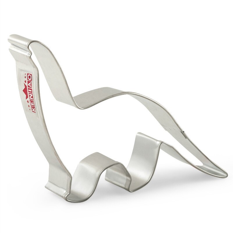 KENIAO Dinosaur Cookie Cutter Brontosaurus For Kids Biscuit / Fondant / Pastry / Bread Cutter - 9.7 x 12 cm - Stainless Steel